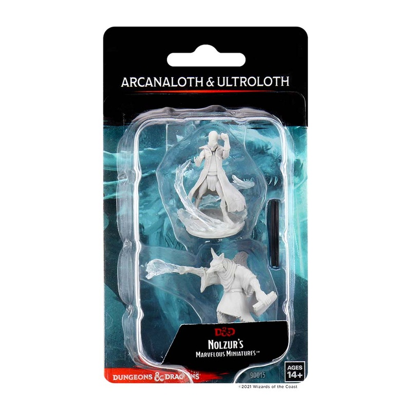 WizKids 90015 D&D Nolzurs Marvelous Miniatures Arcanaloth & Ultroloth