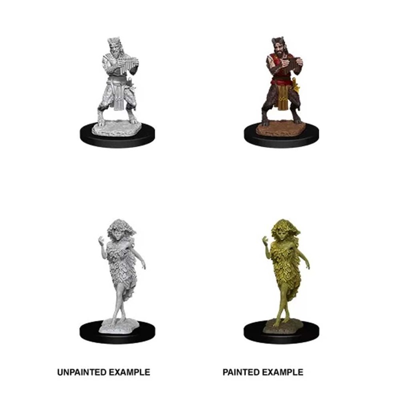WizKids 90018 D&D Nolzurs Marvelous Miniatures Satyr & Dryad
