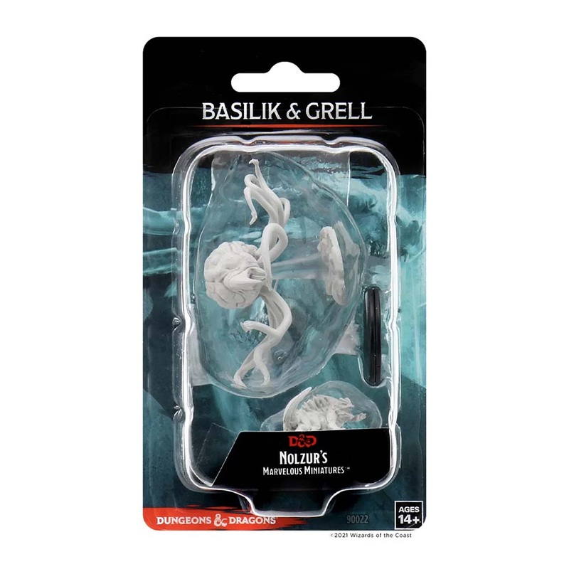 WizKids 90022 D&D Nolzurs Marvelous Miniatures Grell & Basilisk