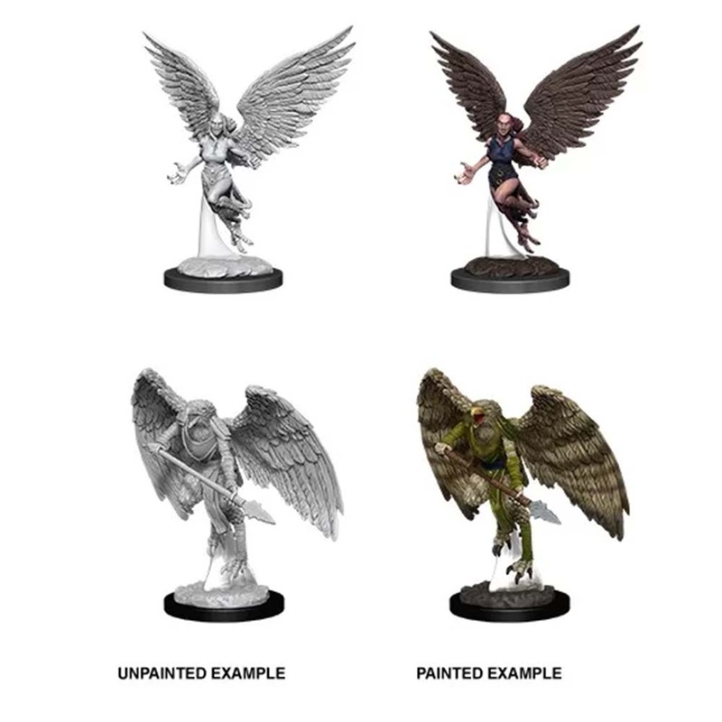 WizKids 90026 D&D Nolzurs Marvelous Miniatures Harpy & Arakocra