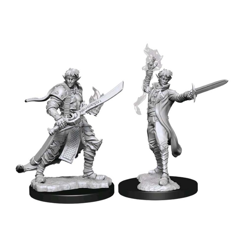 WizKids 90043 Pathfinder Battles Deep Cuts Male Elf Magus (Mag