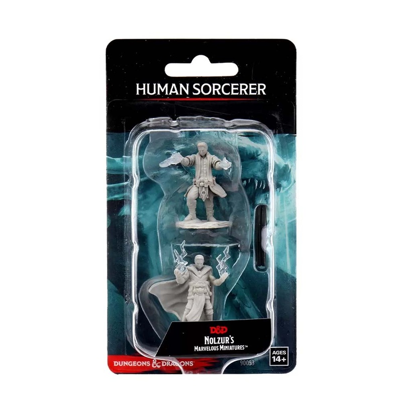 WizKids 90053 D&D Nolzurs Marvelous Miniatures: Male Human Sorcerer