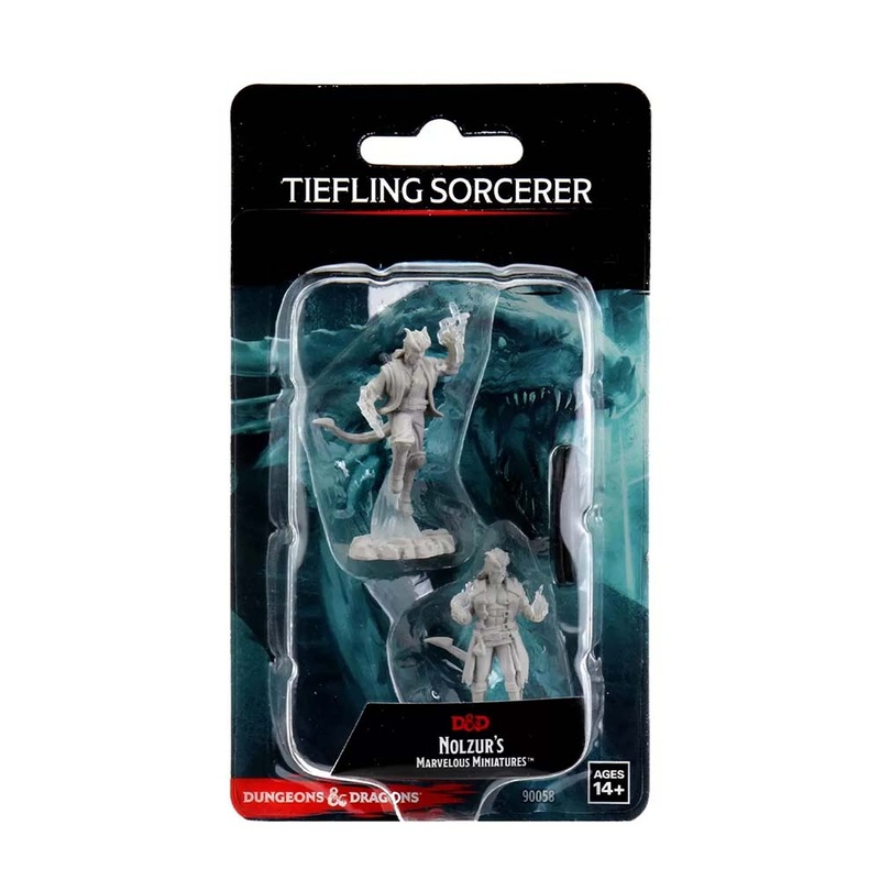 WizKids 90058 D&D Nolzurs Marvelous Miniatures: Male Tiefling Sorcerer