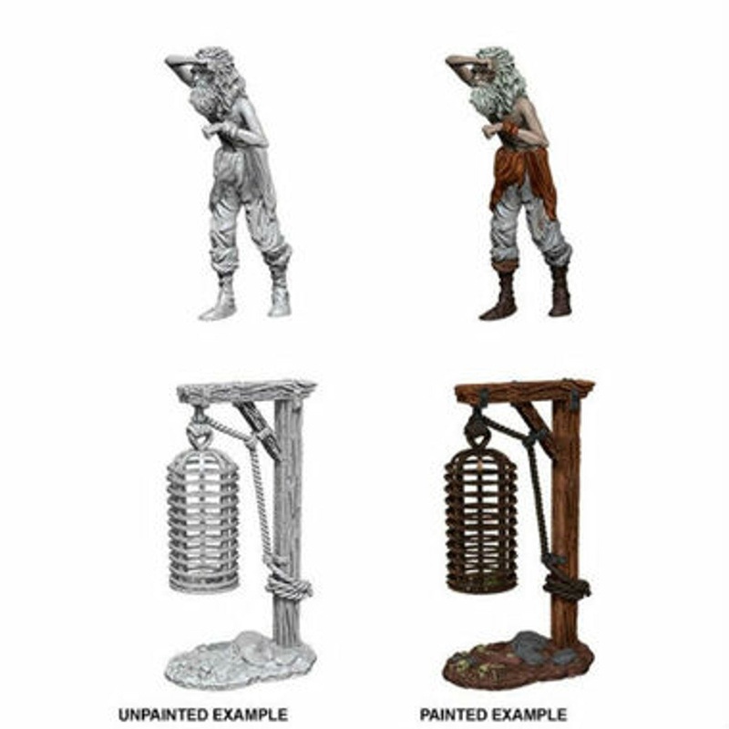 WizKids 90211 Deep Cuts Unpainted Miniatures: Hanging Cage
