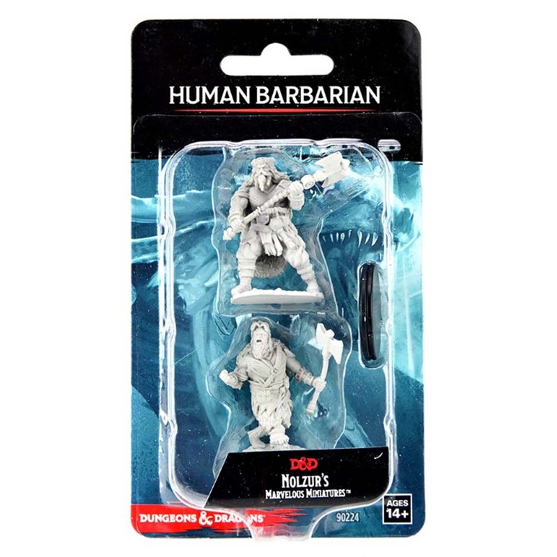 WizKids 90224 D&D Nolzurs Marvelous Miniatures Marvelous: Human Barbarian Male