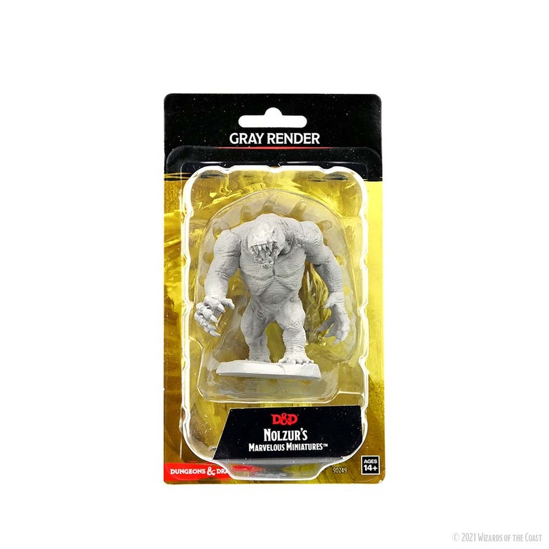 WizKids 90249 D&D Nolzurs Marvelous Miniatures: Gray Render