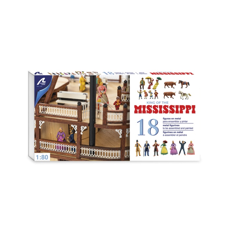 Artesania Latina 20515F 18 figures for Mississippi