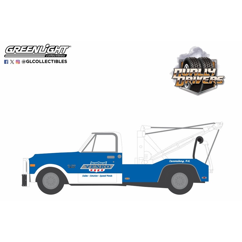 GreenLight 46150-A 1969 Chevrolet C30 Dually Wrecker