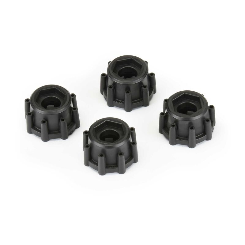 Pro-Line PRO634500 8×32 to 17mm Hex Adapters for 8×32 3.8 Wheels