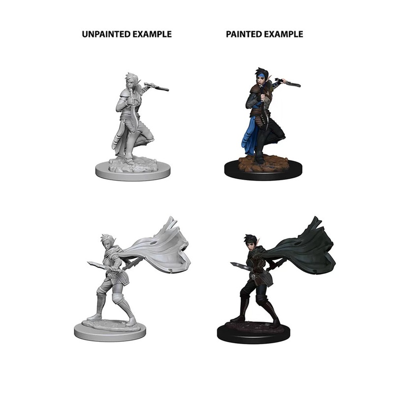 WizKids 73187 Pathfinder Deep Cuts Unpainted Minis: Elf Female R