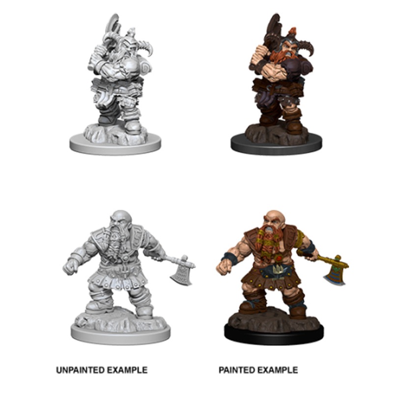 WizKids 73391 D&D Nolzurs Marvelous Miniatures: Male Dwarf Barbarian