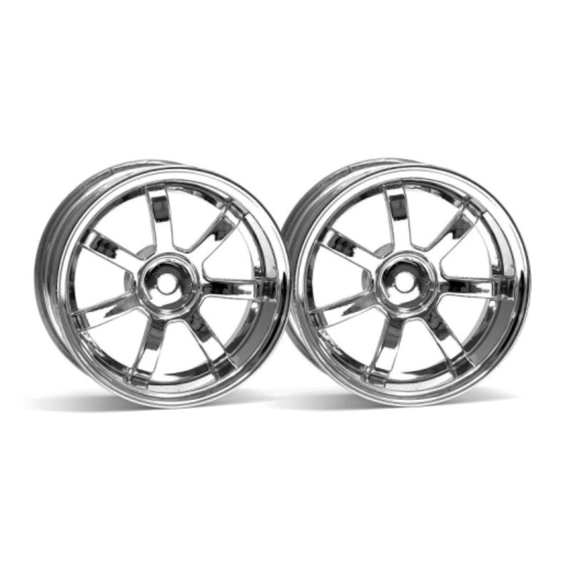 HPI Racing 3317 1/10 Wheel RAYS 26mm Chrome 6off