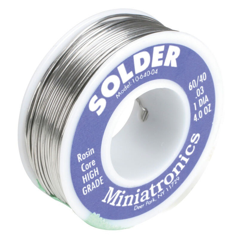 Miniatronics MNT1064004 Rosin Core Solder 60/40 4oz