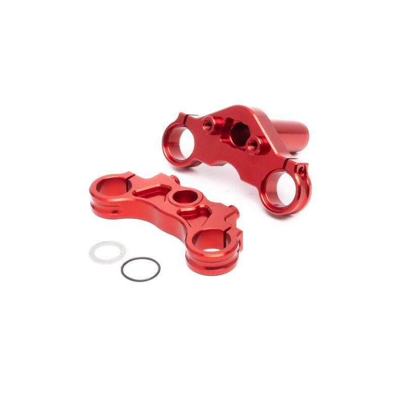 TLR LOSI LOS364002 Aluminum Triple Clamp Set Red: Promoto-MX