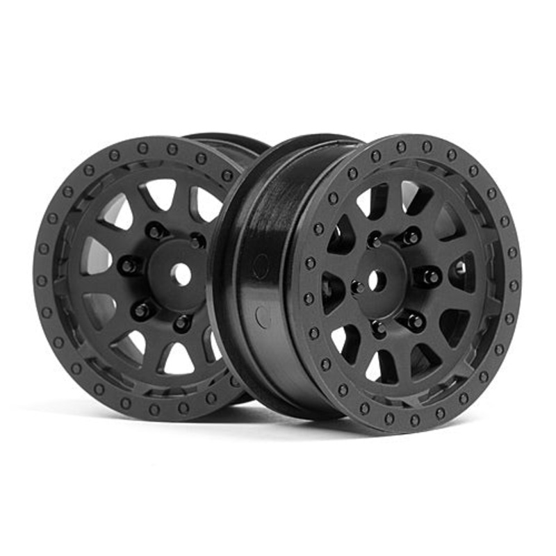 HPI Racing 116840 1.9 Wheels CR-10 Black (2)
