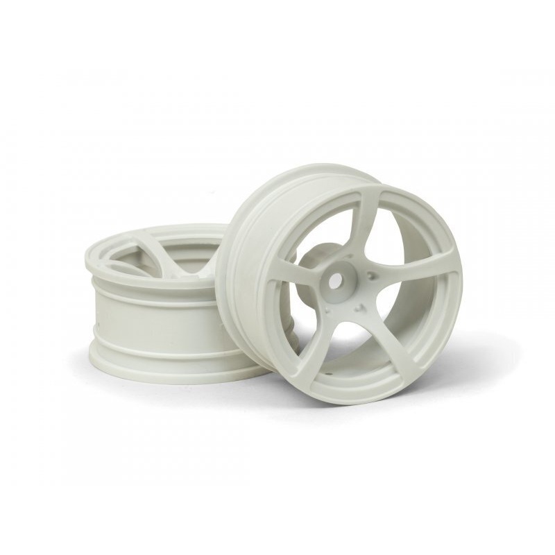 HPI Racing 120205 1/10 Wheels R5 9mmOS White