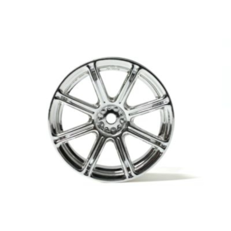 HPI Racing 3301 1/10 Wheels WE XC8 26mm Chr 6mmOS