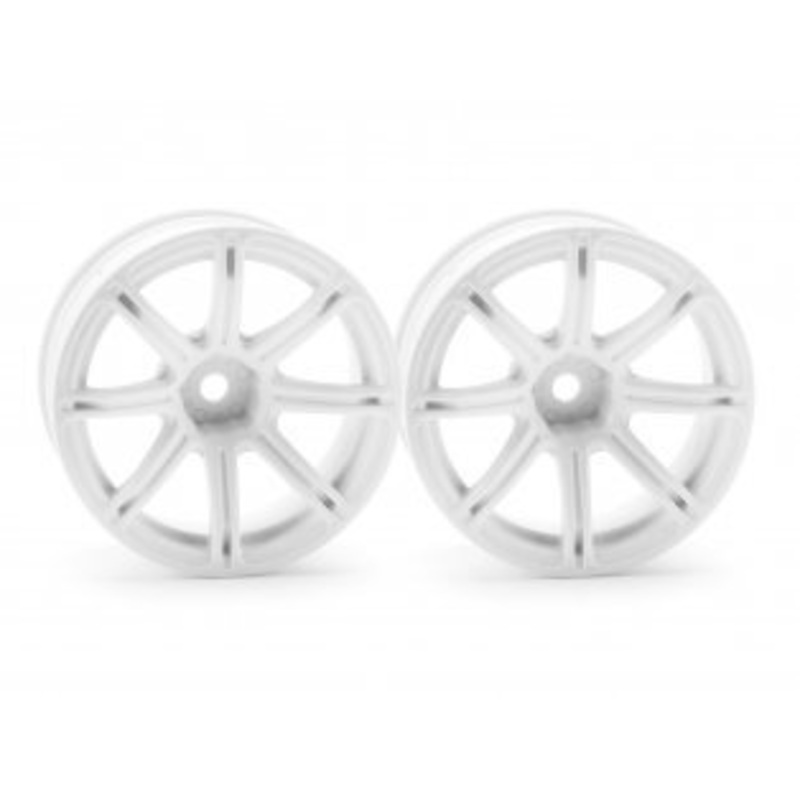 HPI Racing 3305 1/10 Wheels WE XC8 26mm Wht 9mmOS