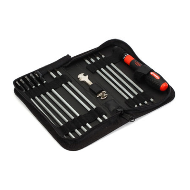 Dynamite DYN2834 Startup Tool Set: Metric  Skt 4 5 5.5 7 8mm Hex.1.5 2 2.5 3 3.5 4mm Phil #0 #00 #1 Flt #2 #3 #4
