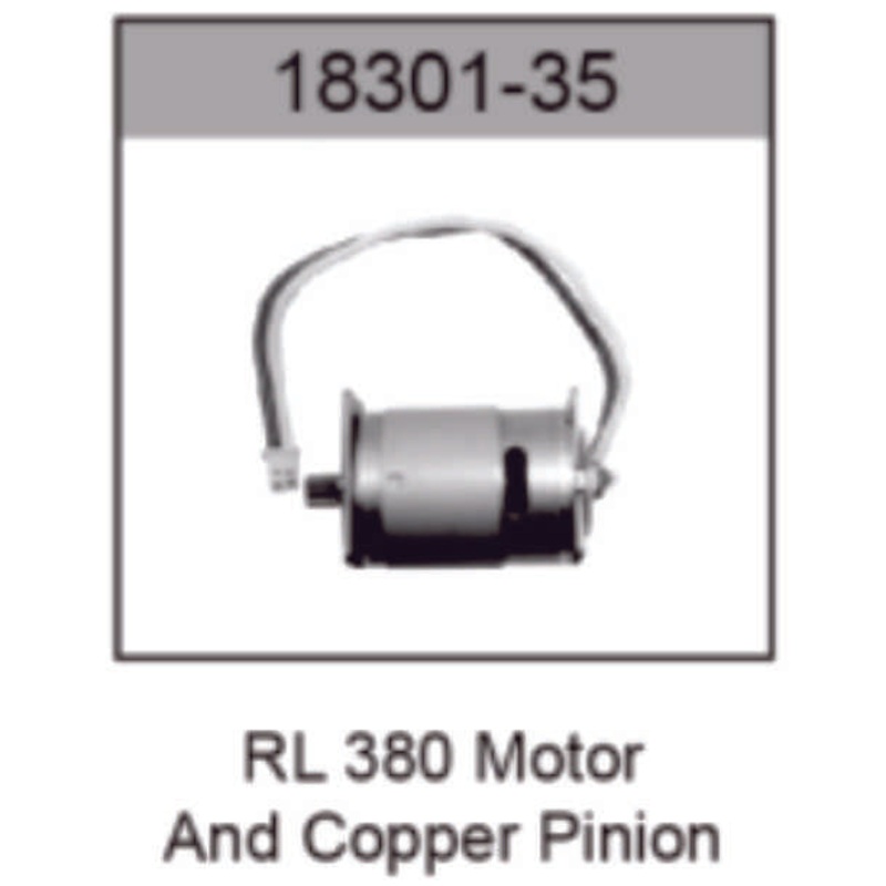 HOSpeed 18301-35 380 Brushed Motor copper pinion & Wire
