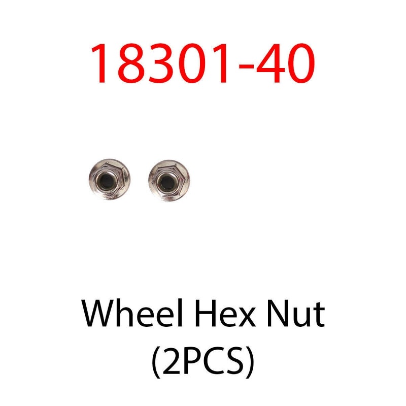 HOSpeed 18301-40 Wheel Hex Nuts 2pcs
