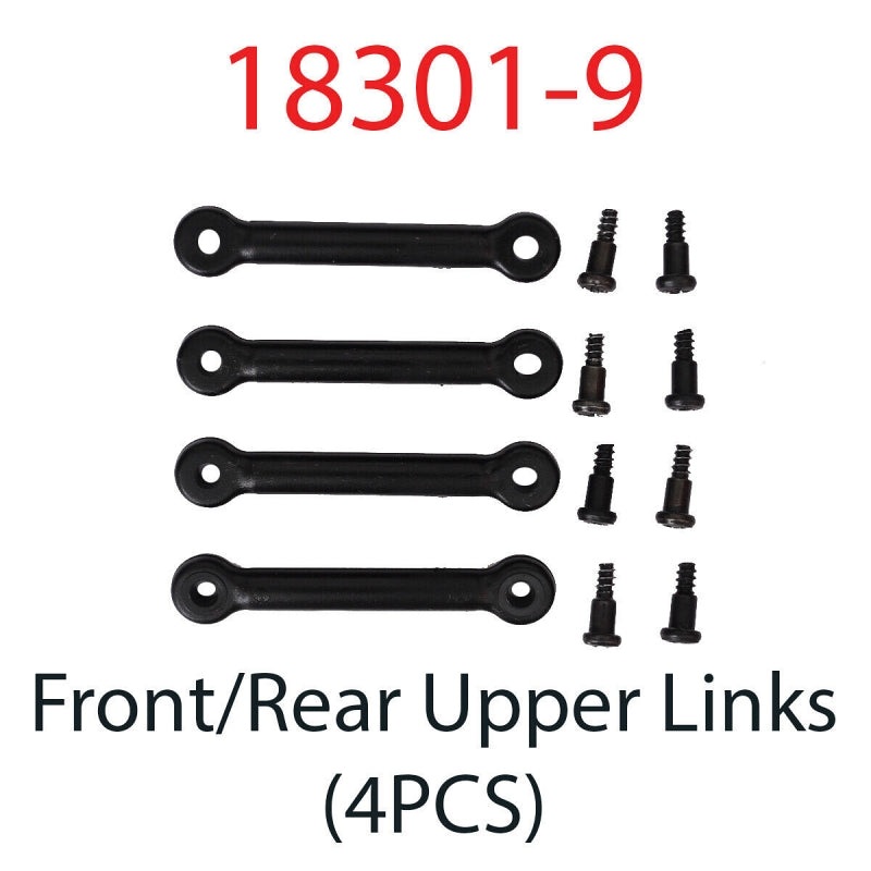 HOSpeed 18301-9 Front/Rear Upper Links 4pcs HS18301/2 HS18421/2