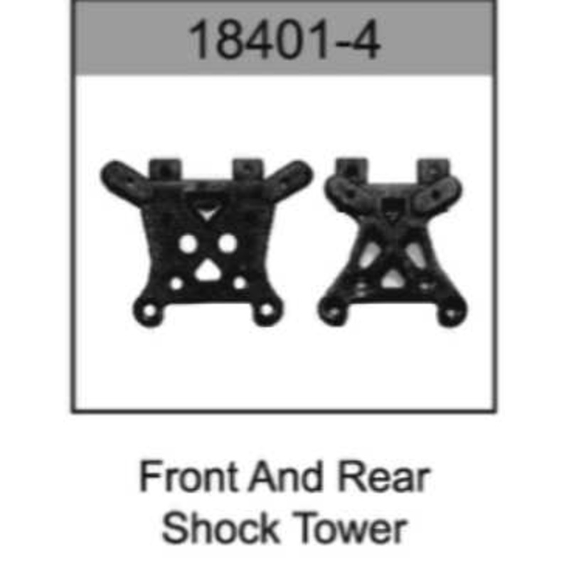 HOSpeed 18401-4 Front & Rear Shock Tower Brushless HS18421/2
