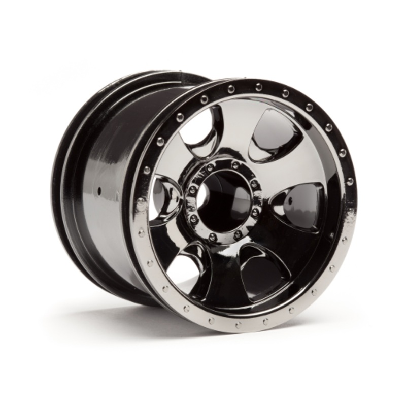 HPI Racing 105280 1/10 2.2 ST Wheels Warlock Blk/Cr