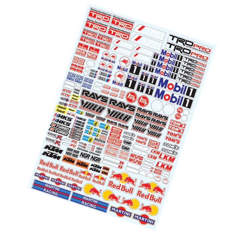 Team C TC910 1/10 TRD Sticker (A4)