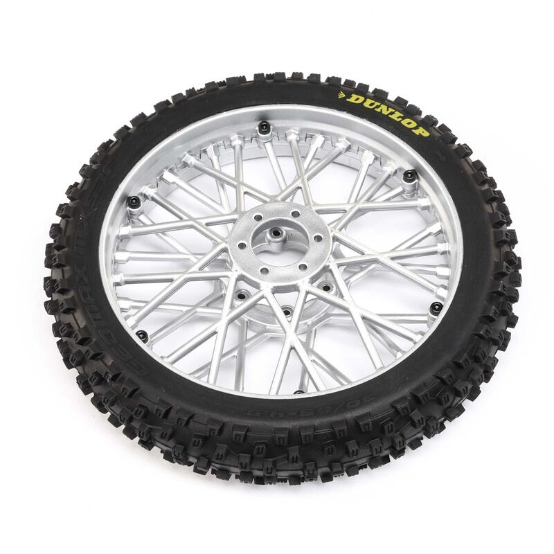 TLR LOSI LOS46006 Dunlop MX53 Front Tire Mounted Chrome: Promoto-MX