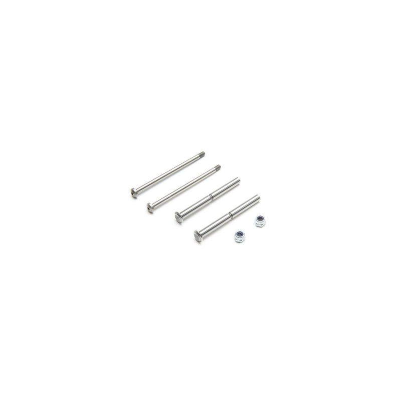 TLR LOSI TLR234098 Front Hinge Pin and King Pin Set Polished: All 22