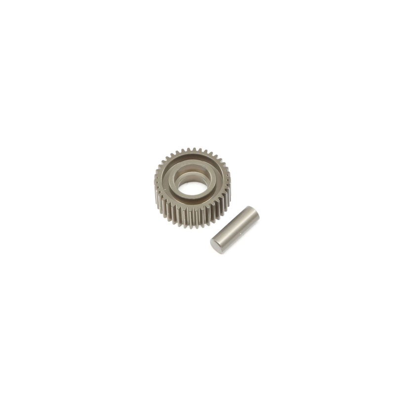 TLR LOSI TLR332070 Aluminum Idler Gear & Shaft Laydown: 22 4.0