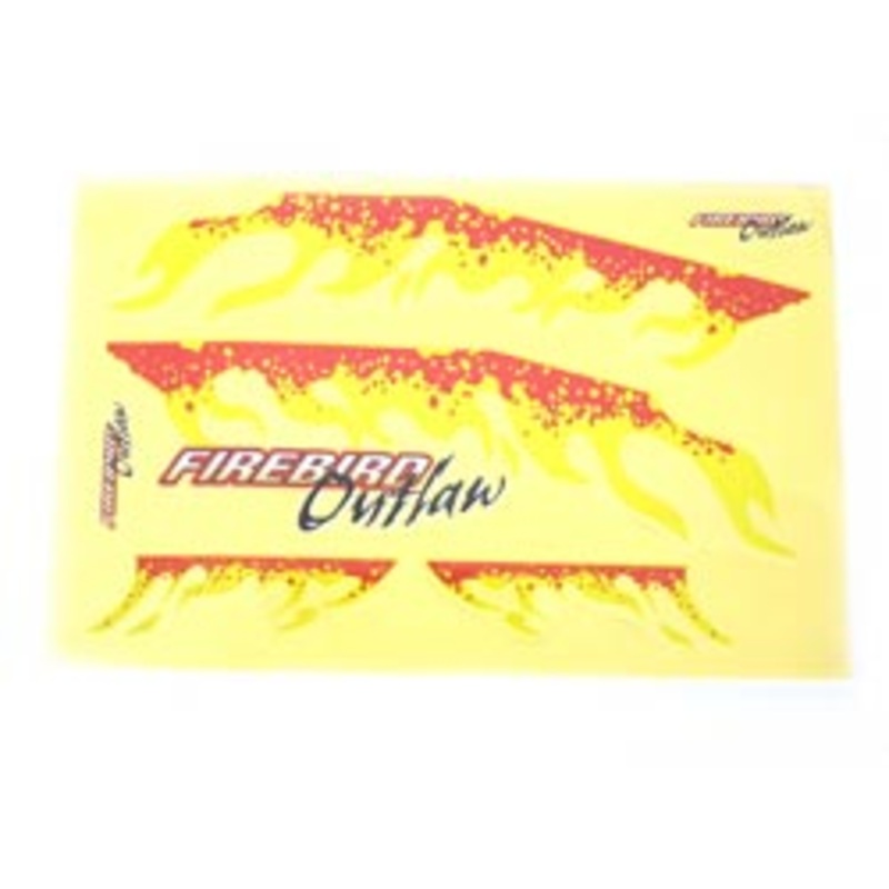 HobbyZone HBZ4510 Decal Sheet F/B Outlaw
