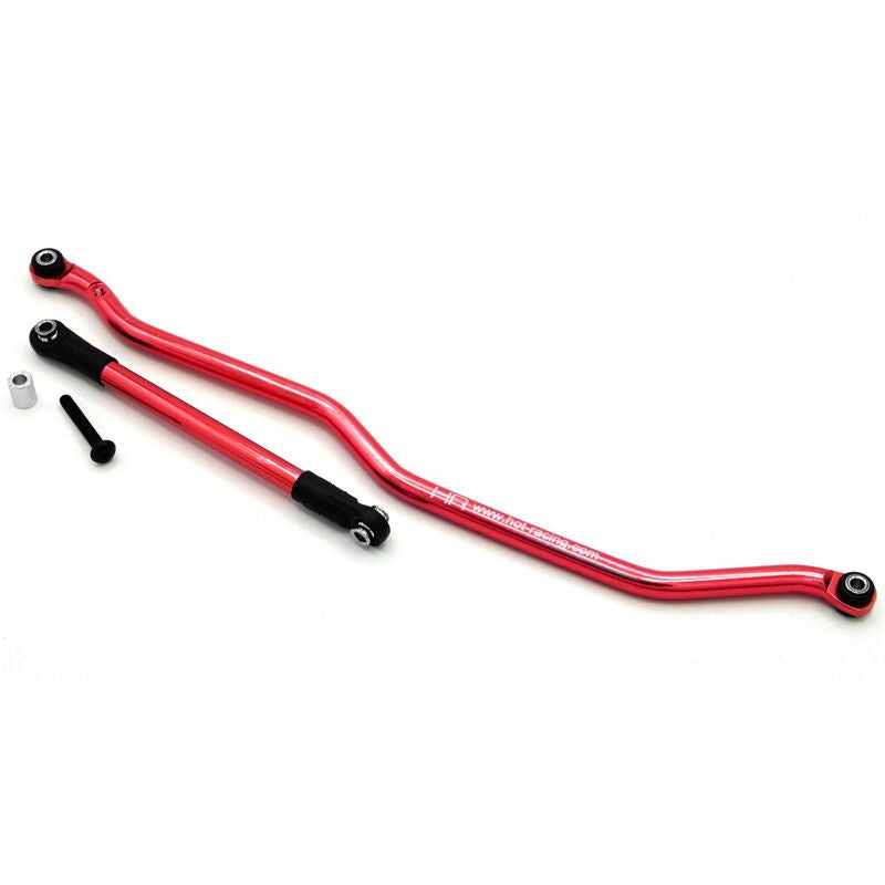 Hot Racing HRARCS49E02 Red Aluminum Fix Link Steering Rod:Wraith Deadbolt