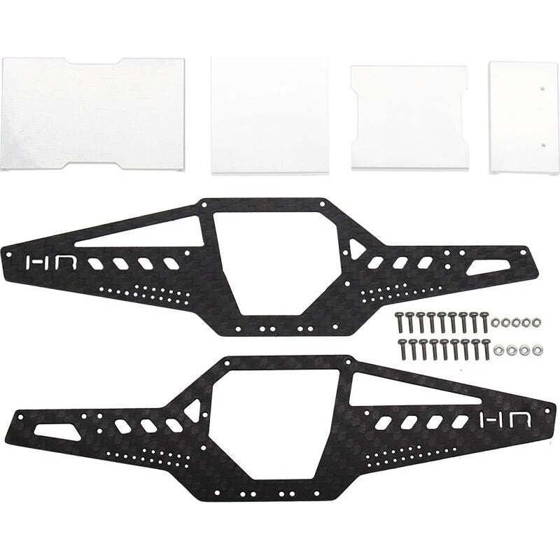 Hot Racing HRASXTF14GLC Graphite LCG Rock Crawler Conversion Chassis SCX24