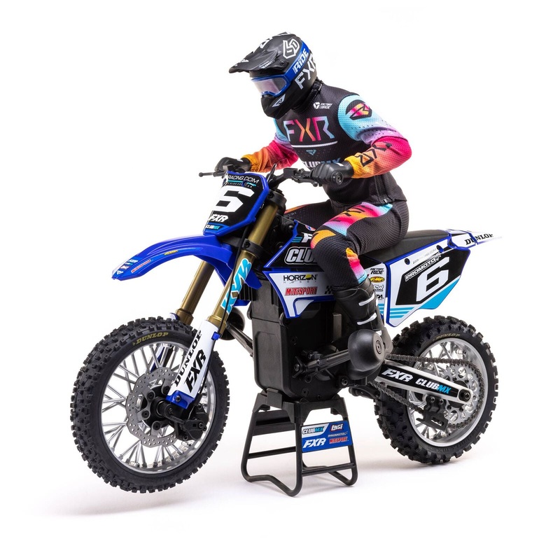TLR LOSI LOS06000T2 1/4 Promoto-MX Motorcycle RTR Club MX Blue
