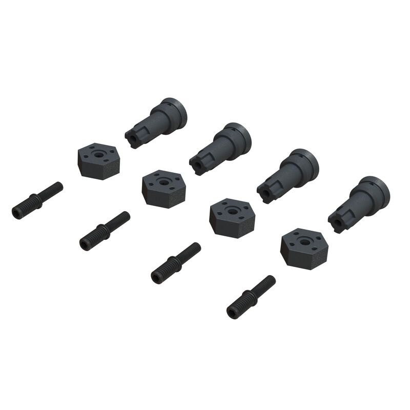 ARRMA ARA311178 Wheel Axle and Hub Set Granite Grom