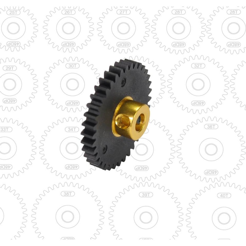 Arrowmax AM-448025 Low Friction Stock Racing Pinion Gear 48P 25T(SL)