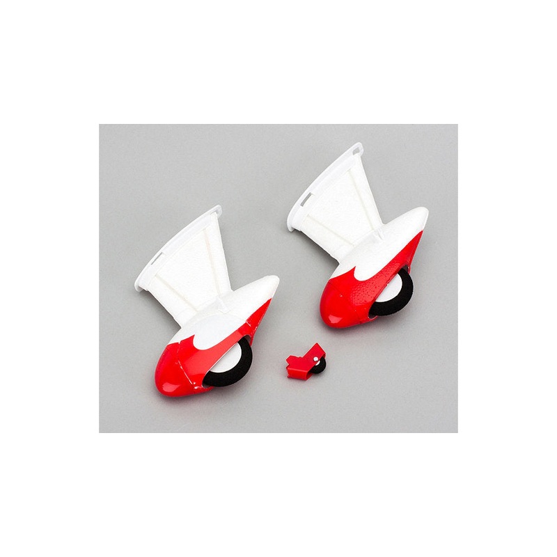 E-flite EFLU4555 Landing Gear and Tail Wheel Set: UMX Gee Bee R2