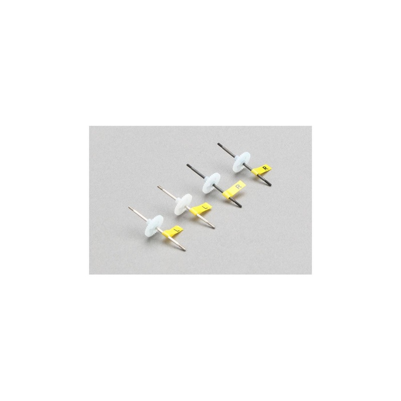 E-flite EFLU5328 Prop Shaft w/Gear (2 Left & 2 Right):UMX B-17G