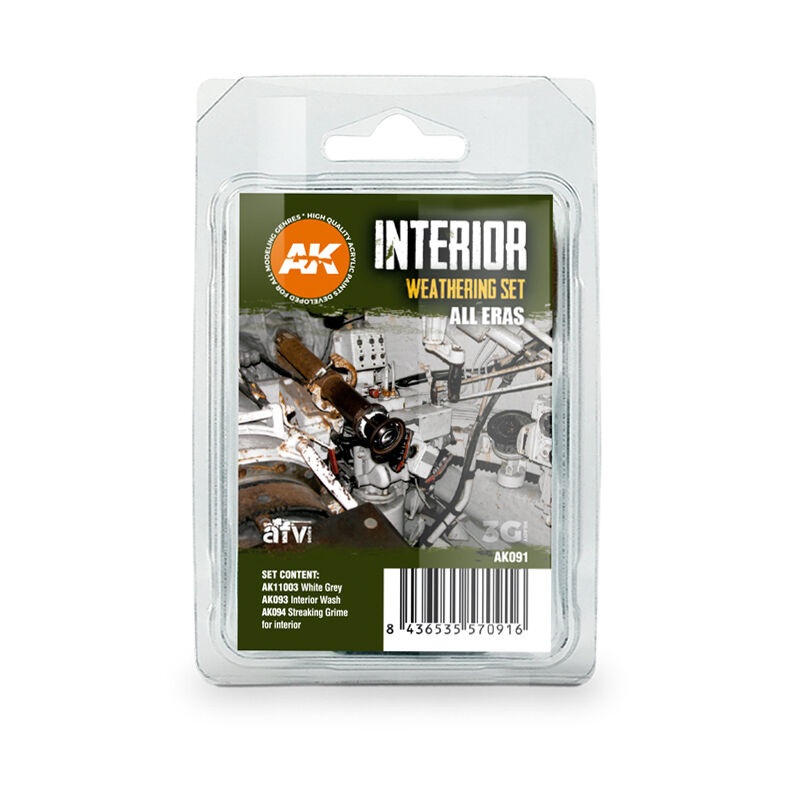 AK Interactive AK091 INTERIOR WEATHERING SET