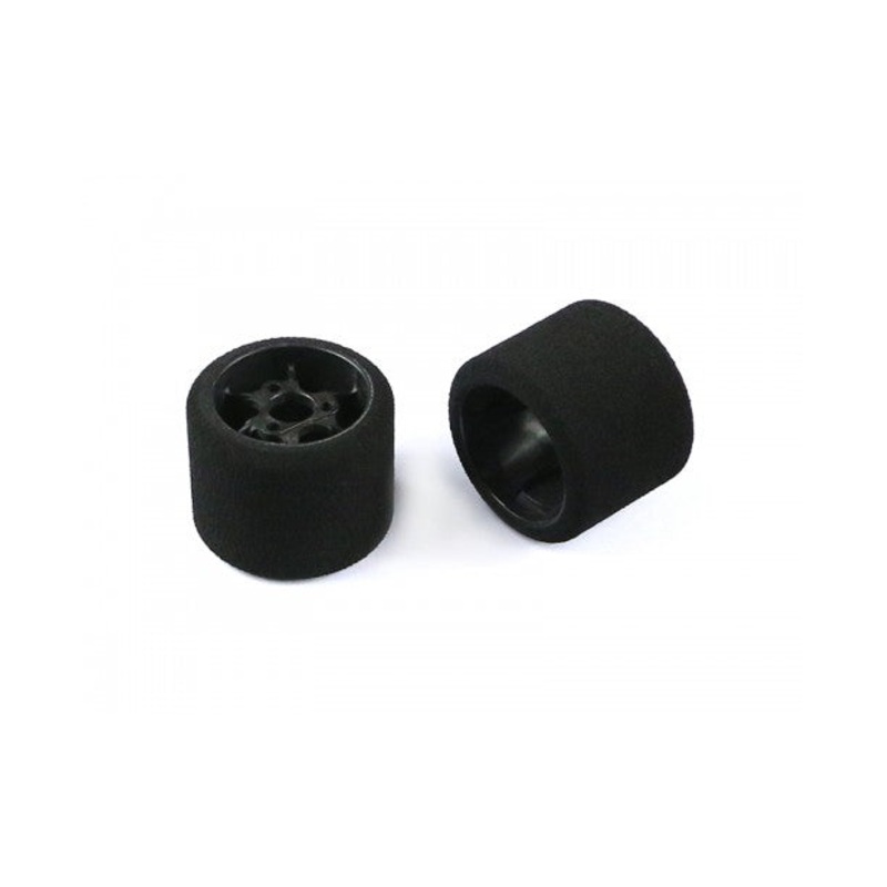 Arrowmax AM-040711 1/12 Foam Tyre Rim Rear 25 Shore Carbon (2) Italy (Pro 12)