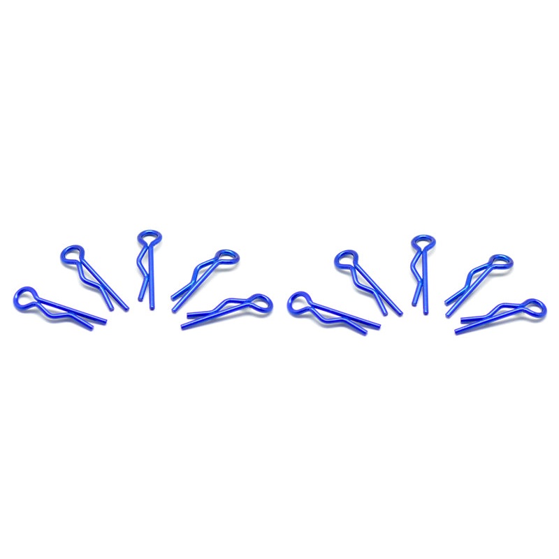 Arrowmax AM-103107 Small Body Clip 1/10 – Metallic Blue (10)