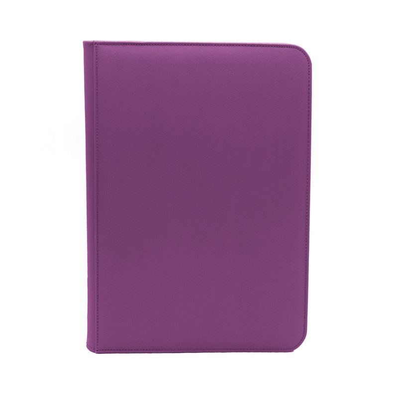 DEX Protection DZB9005 Zipper Binder 360 Purple