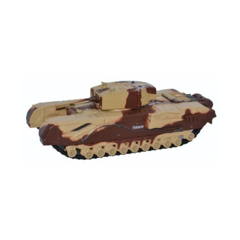 Oxford 76CHT001 1/76 Churchill Tank Mk.III  Major King – Kingforce El Alamein 1942