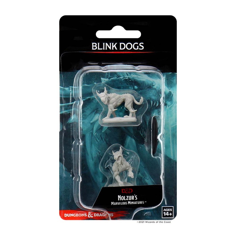 WizKids 72568 D&D Nolzurs Marvelous Miniatures: Blink Dogs