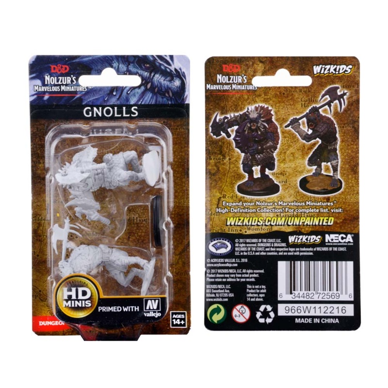 WizKids 72569 D&D Nolzurs Marvelous Miniatures: Gnolls