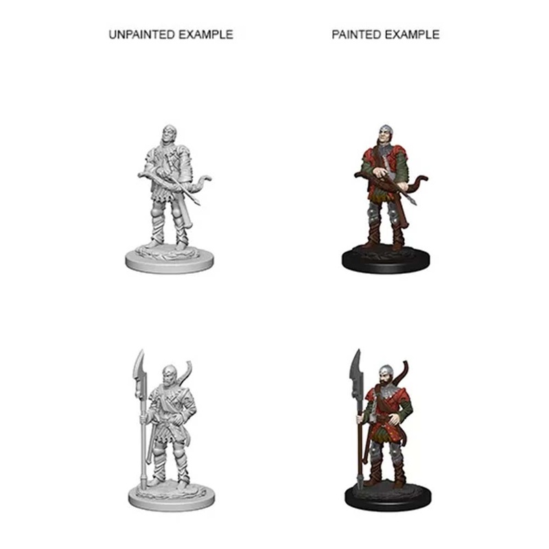 WizKids 72583 Pathfinder Deep Cuts Unpainted Minis: Town Guards