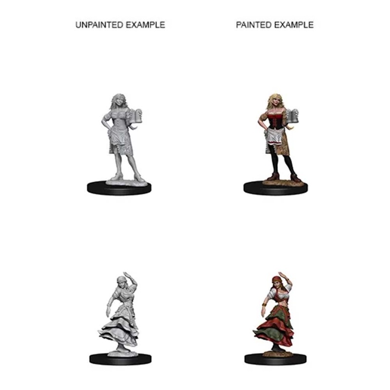 WizKids 72588 Pathfinder Deep Cuts Unpainted Minis: Bartender/Da