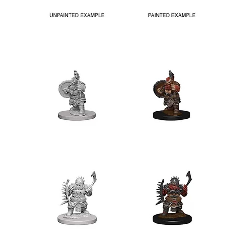 WizKids 72615 Pathfinder Deep Cuts Unpainted Minis: Dwarf Male B